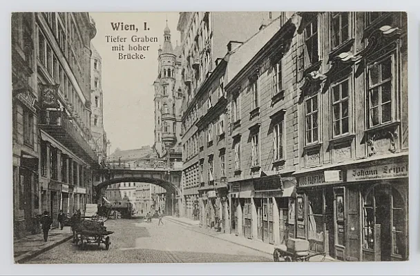 Tiefer Graben, wo einst ein Bach durch die Stadt floss